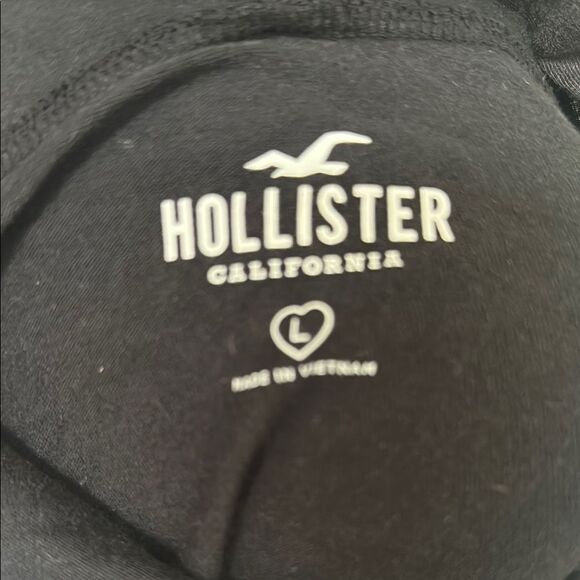 Hollister Black Hoodie Top - Large - Picture 7 of 7